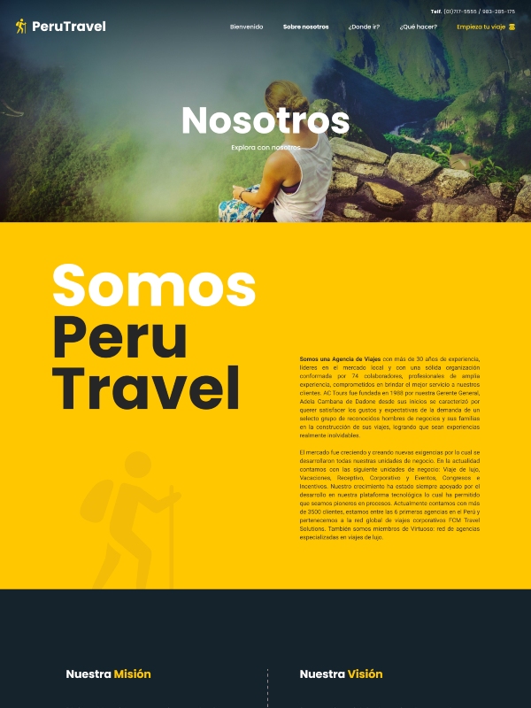 Página Web de Cápsula Digital|Perú Travel