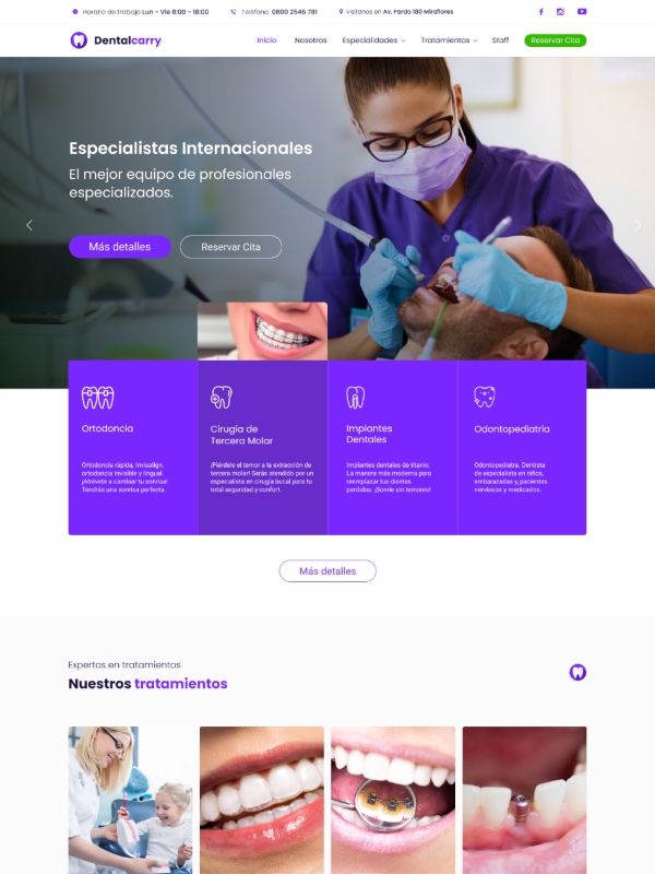 Página Web de Cápsula Digital|Dental